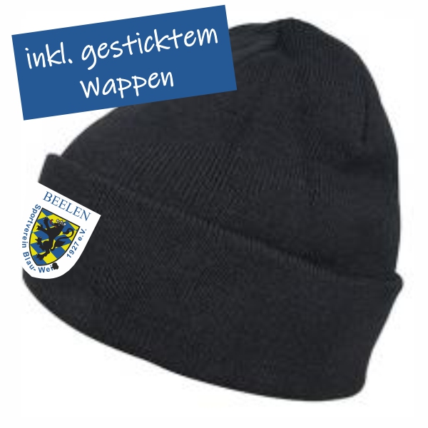 Beanie-Mütze mit Logostick